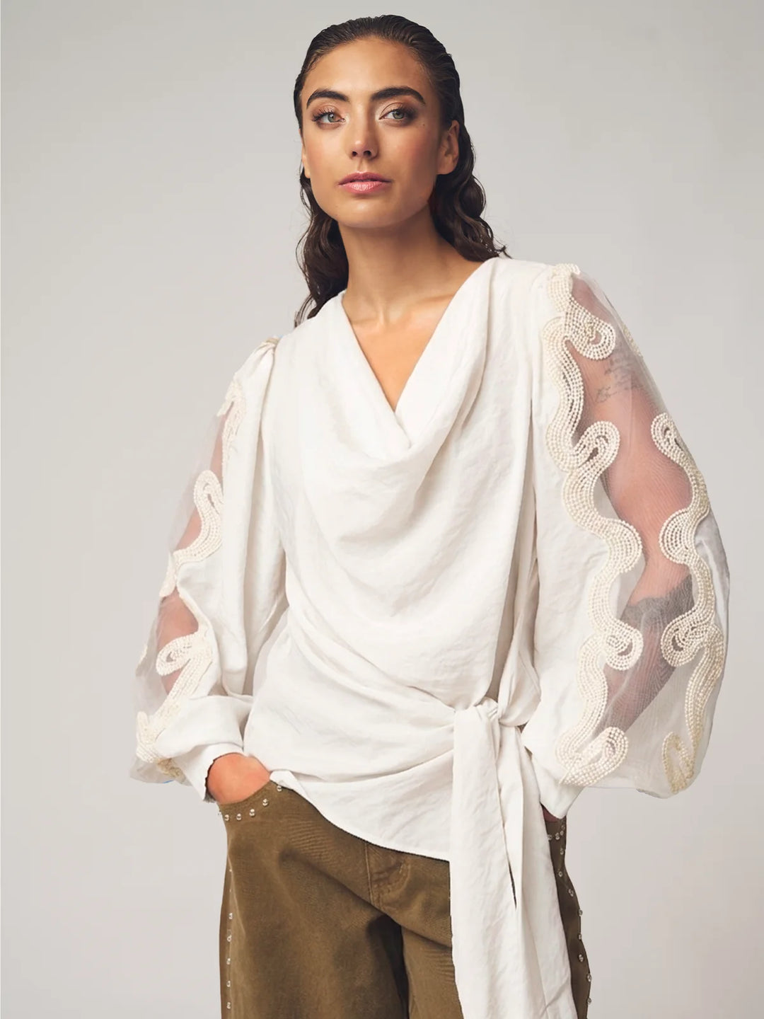Gossia - Emilie bluse - Off-white