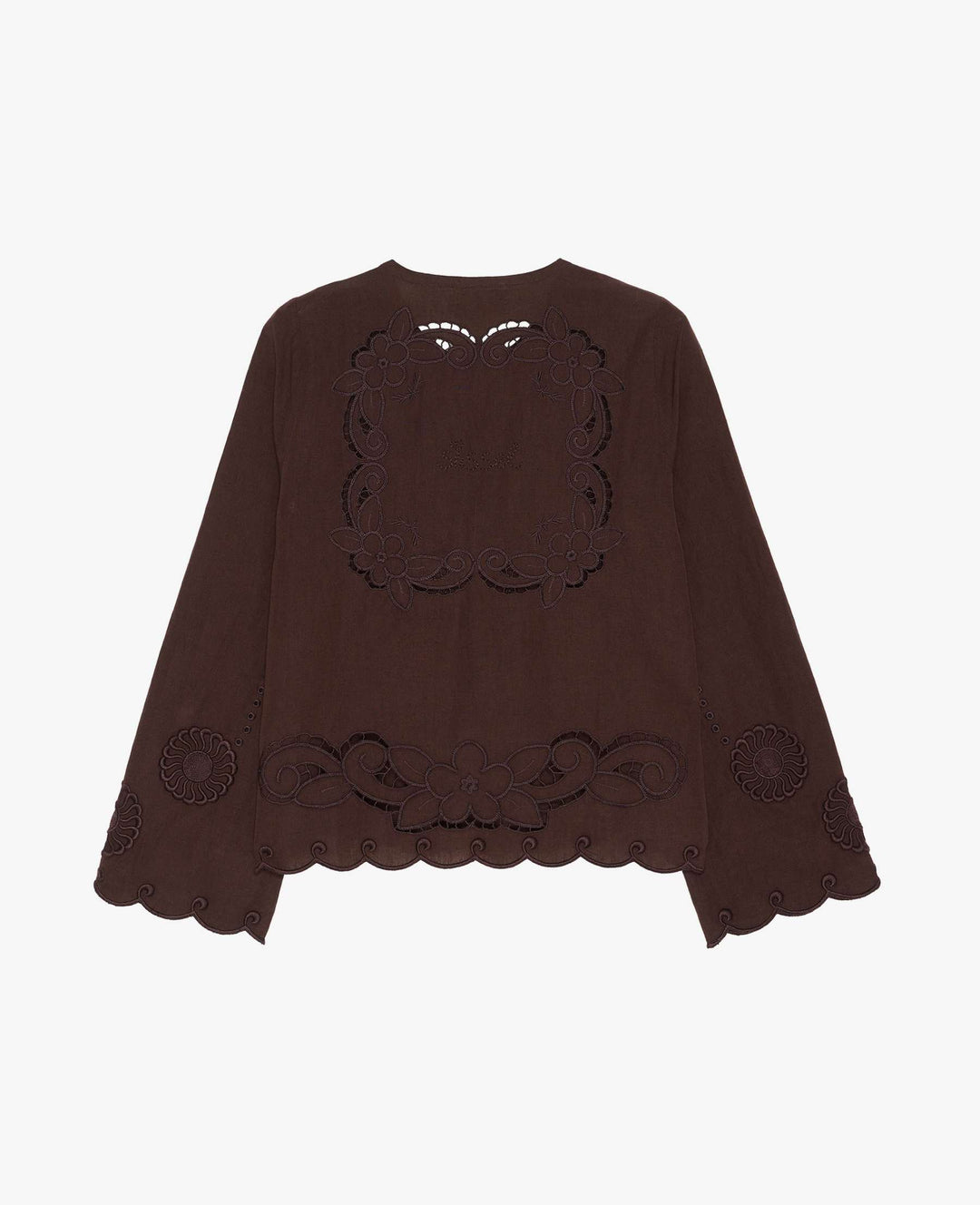 Sissel Edelbo - Ester bluse - Seal Brown