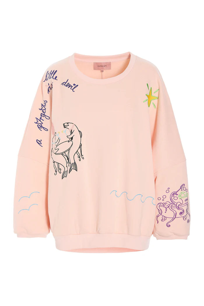 Hunkøn - Eva Sweatshirt - Rose