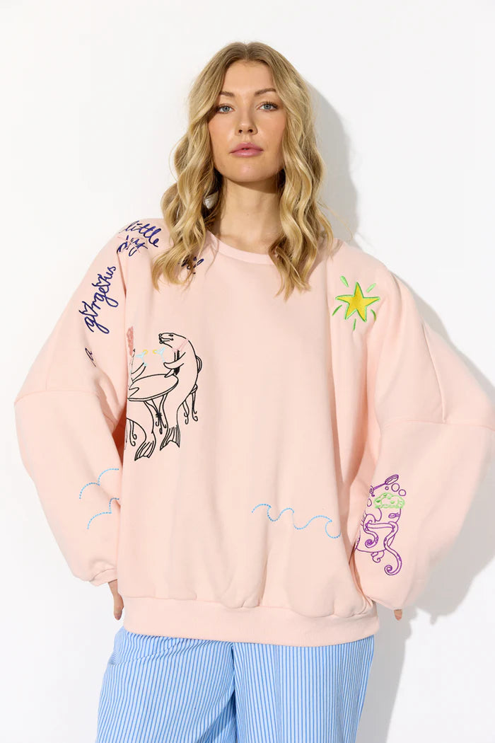 Hunkøn - Eva Sweatshirt - Rose