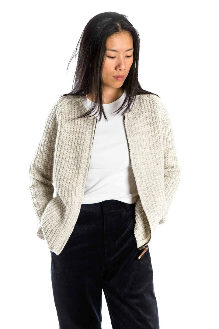 Fuza Wool - Sol Cardigan - Natural