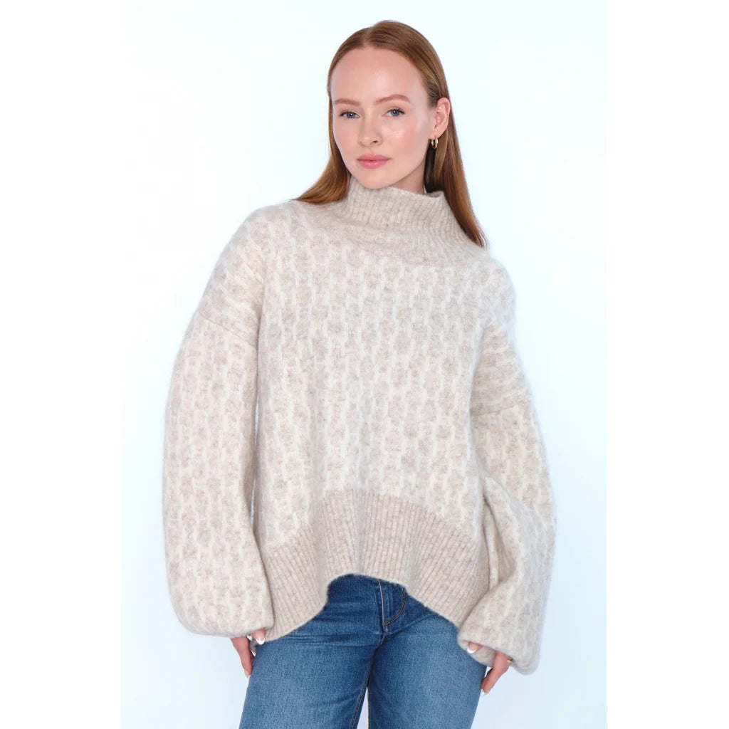 Hést - Fam New Pattern - Light Beige Melange