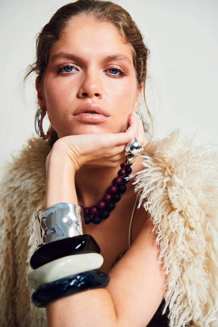 Bow 19 - Bold Bracelet - Silver
