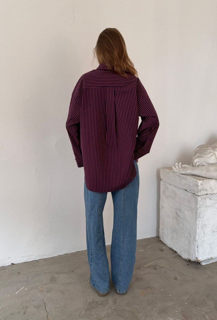 Boii - Fie Stripe Skjorte - Paris Stripe