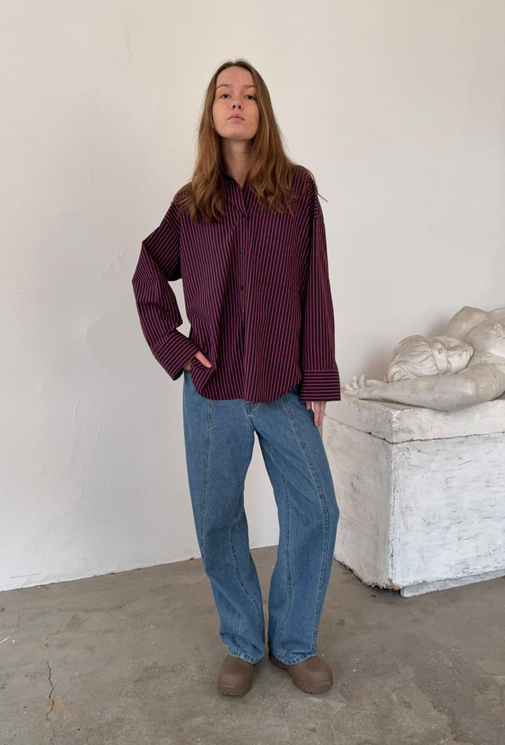 Boii - Fie Stripe Skjorte - Paris Stripe