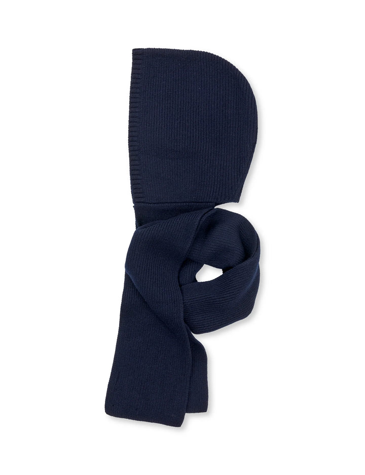 Mads Nørgaard - One Wool Freja Hooded Scarf - Sky Captain