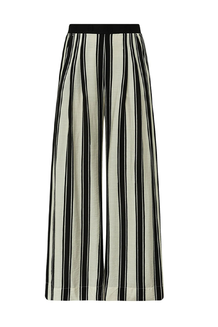 Gossia - Atalie Jo bukser - Sand Black Stripes