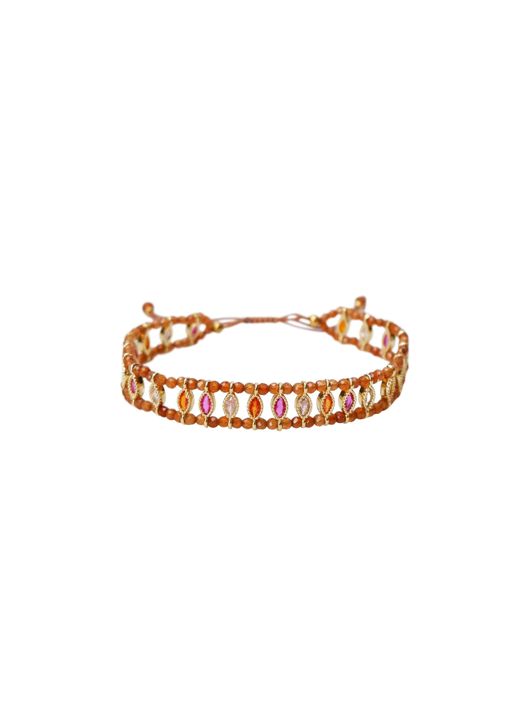 Black Colour - Geraldine Armbånd - Coffee - ONESIZE
