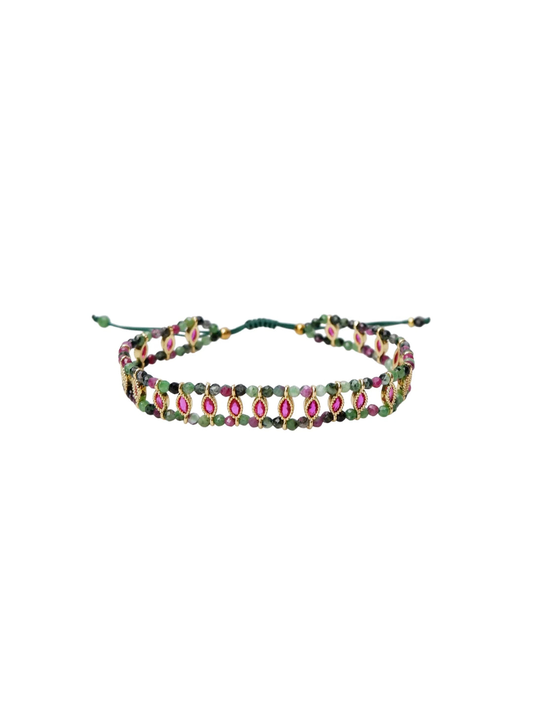 Black Colour - Geraldine Armbånd - Green - ONESIZE
