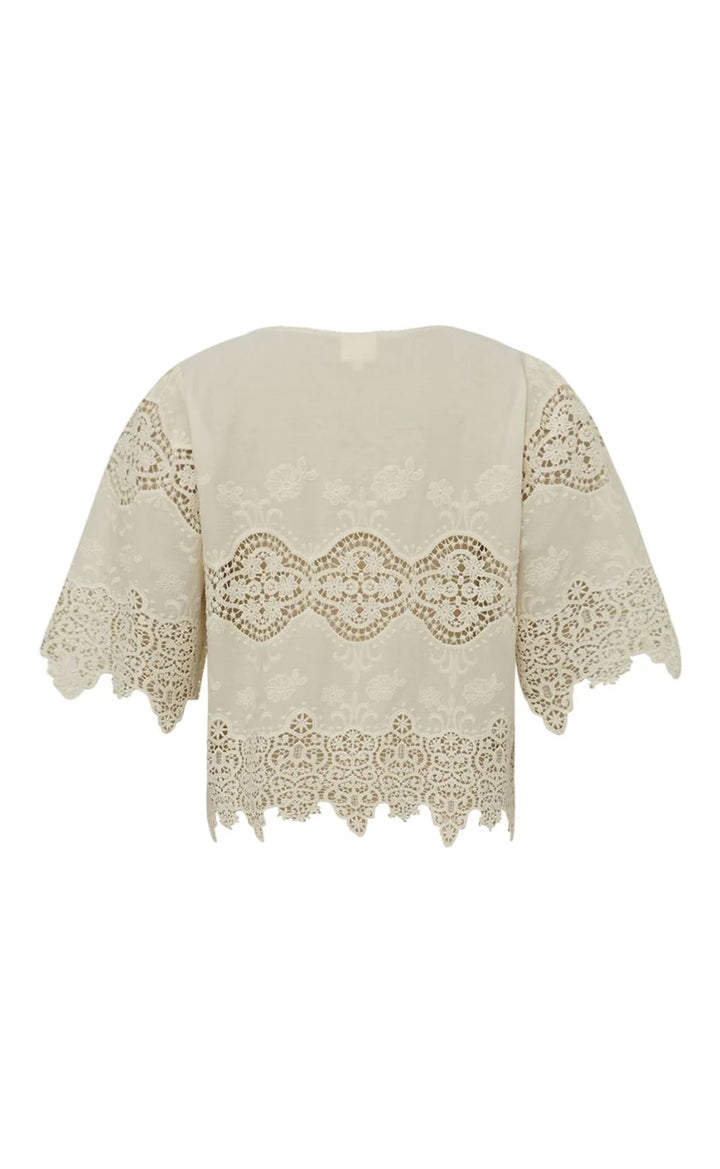 Gossia - Cami bluse - Creme