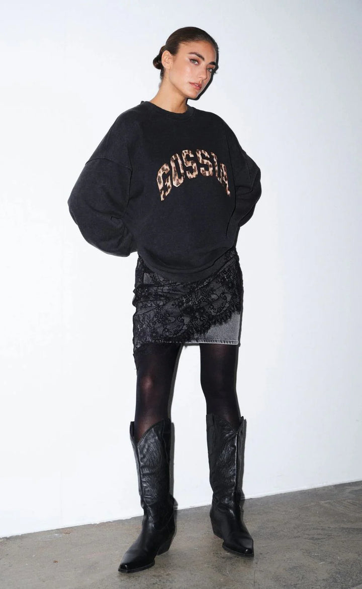 Gossia - Malin Sweat - Black Washed