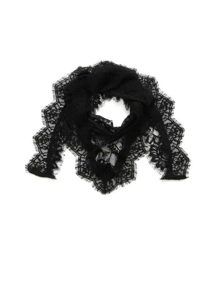 Gossia - Flora Tørklæde - Black - Onesize