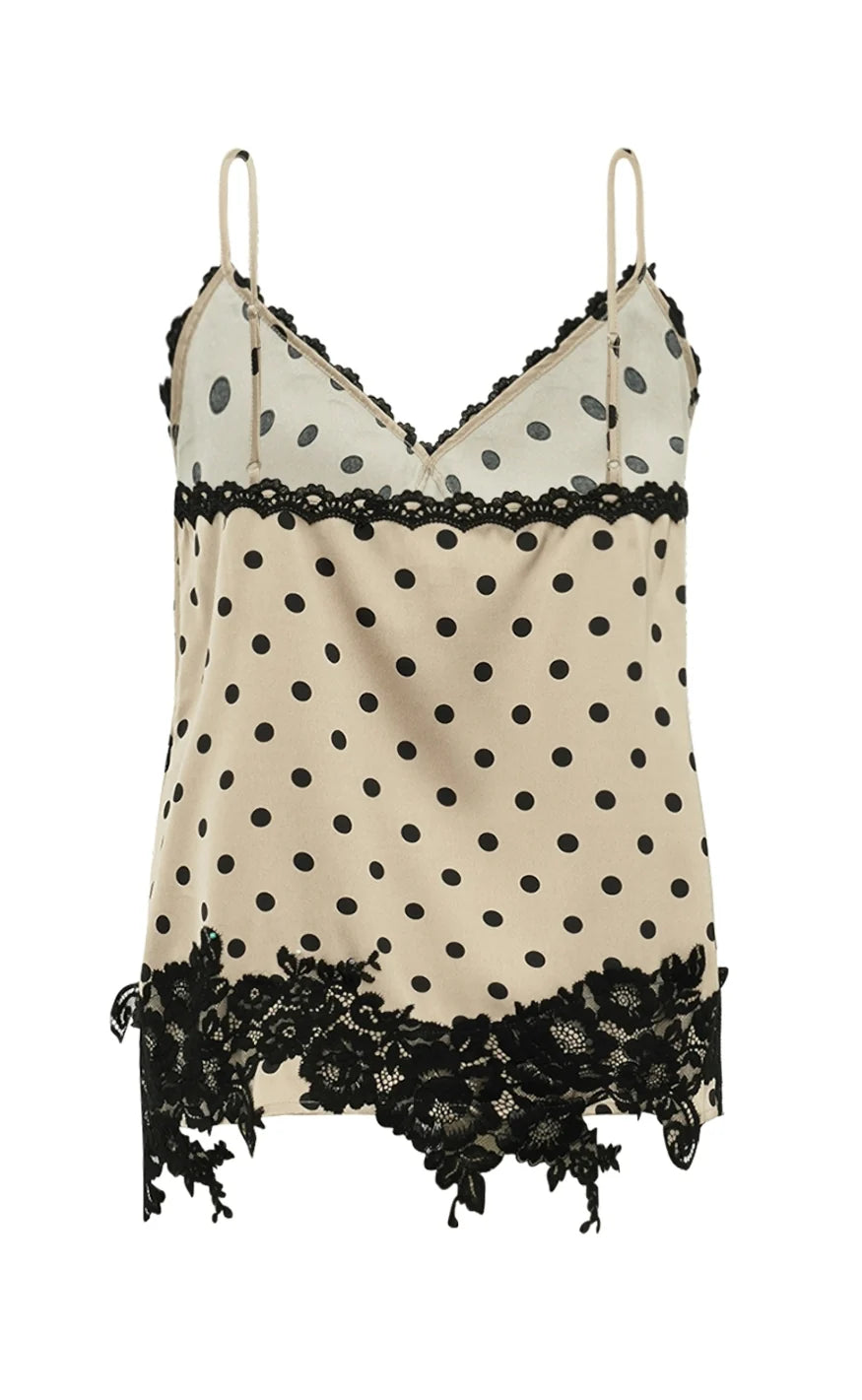 Gossia - Dagny Jo Top - Latte Black Dots