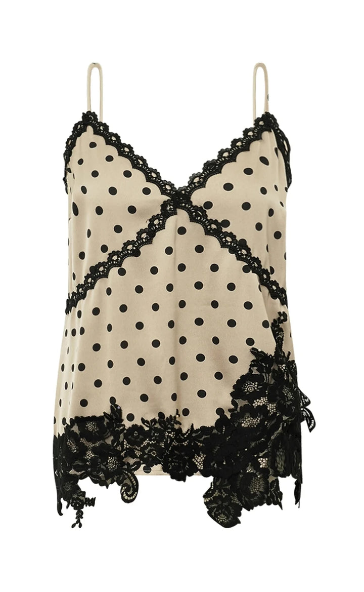 Gossia - Dagny Jo Top - Latte Black Dots