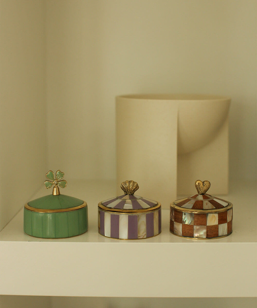 Doing Goods - Lucky Clover Circus Box Medium - Grøn