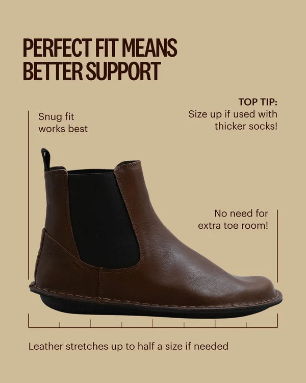 Vibae - Helsinki Leather - Cocoa Brown