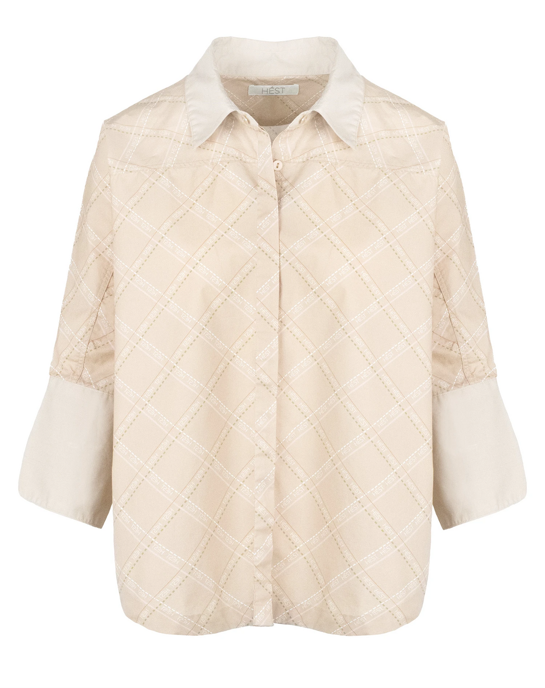 Hést -  ARYA Printed Skjorte - Humus