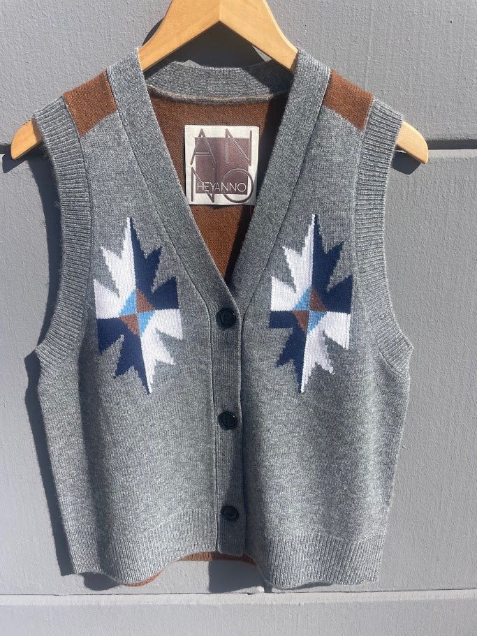 Heyanno - Victory Strik Waistcoat - Grey Melange
