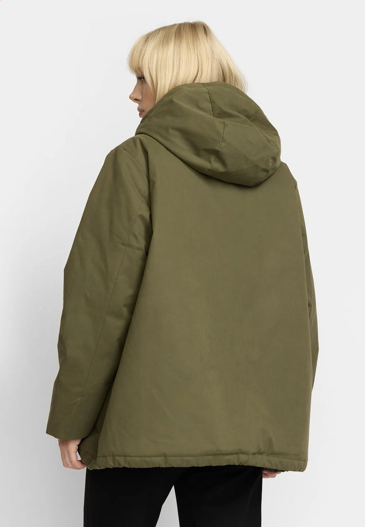 Selfhood - Hooded Jakke - Army