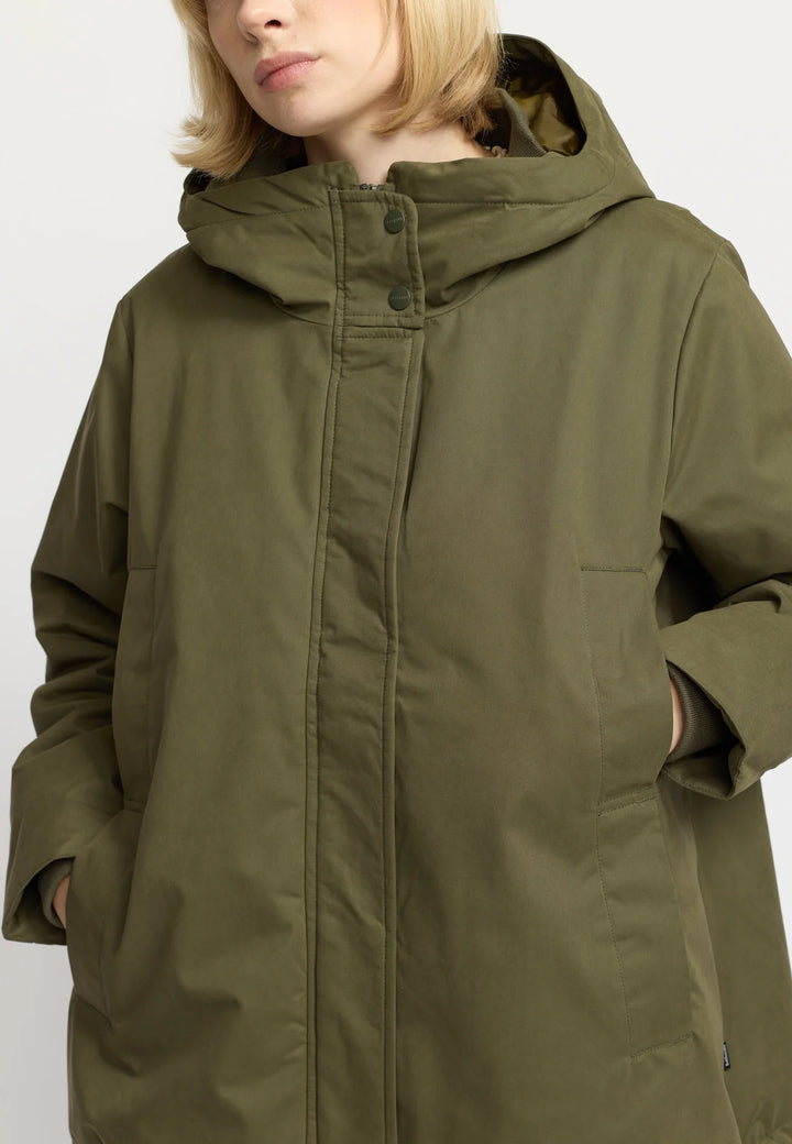 Selfhood - Hooded Jakke - Army