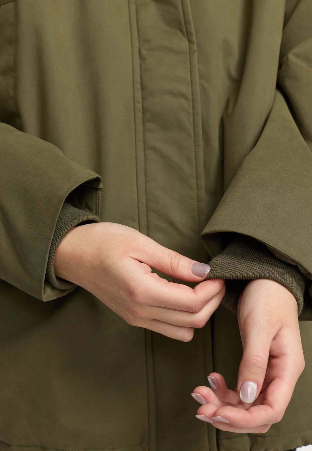Selfhood - Hooded Jakke - Army