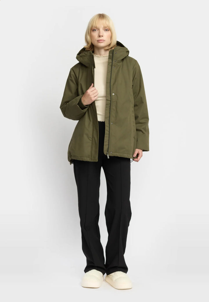 Selfhood - Hooded Jakke - Army