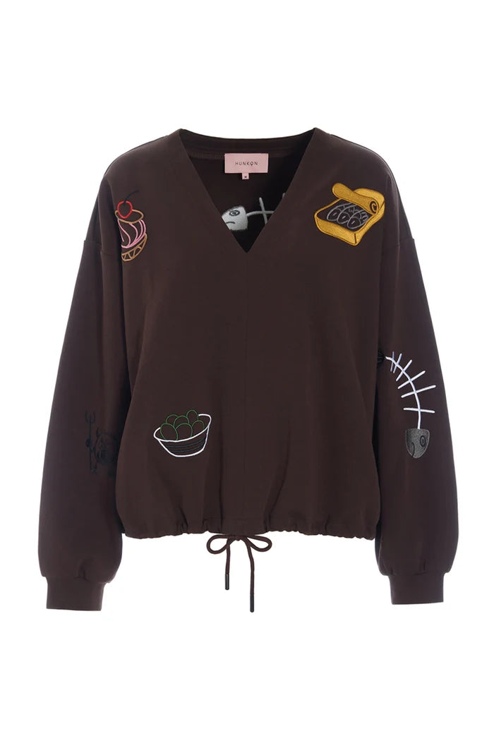 Hunkøn - Chili bluse - Brown