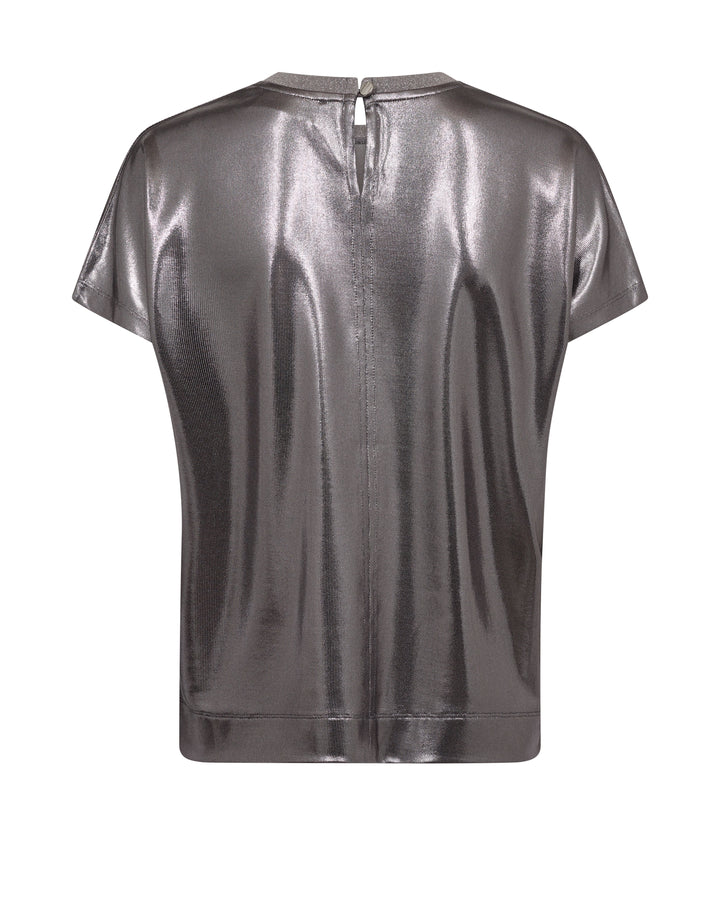 Mos Mosh - Nivola O-neck Metallic Tee - Mockingbird