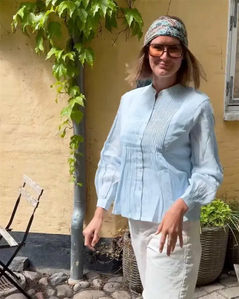 Wow - Paula Shirt - Light Blue