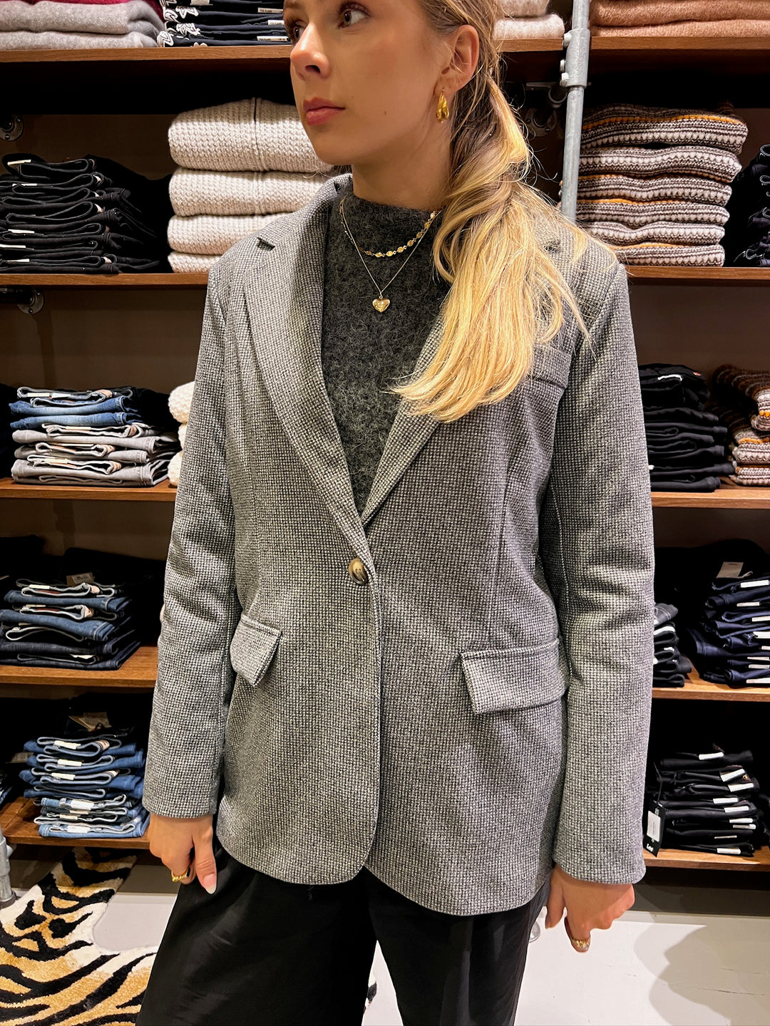Marta - Fenix Blazer - Grey - One Size