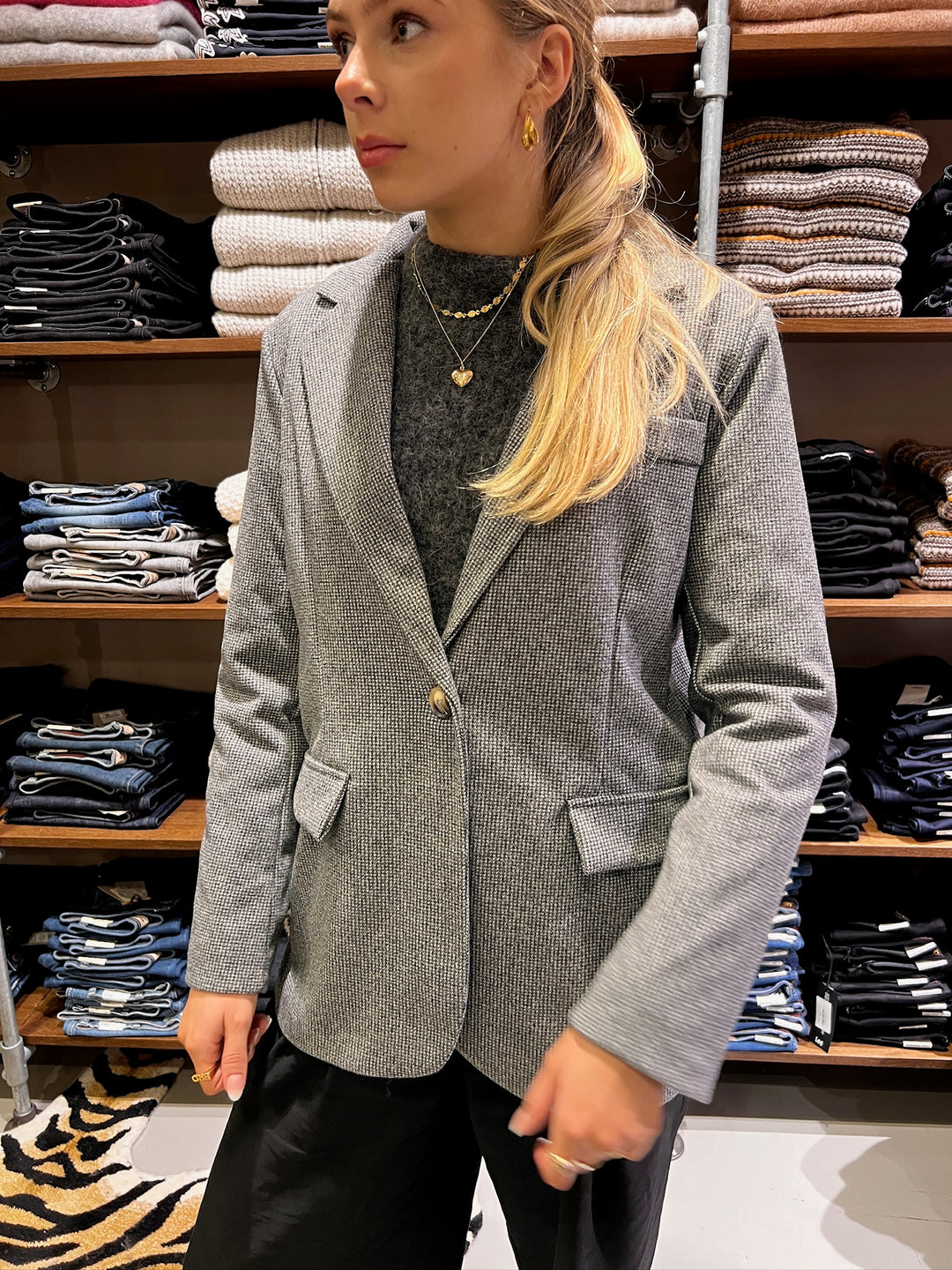 Marta - Fenix Blazer - Grey - One Size
