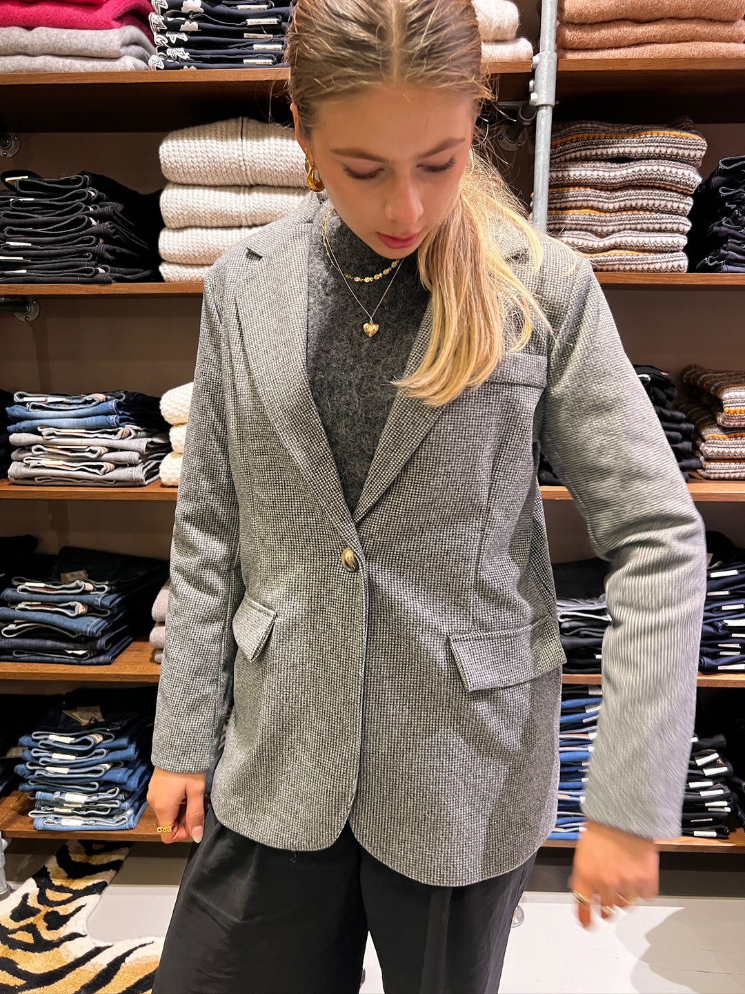 Marta - Fenix Blazer - Grey - One Size