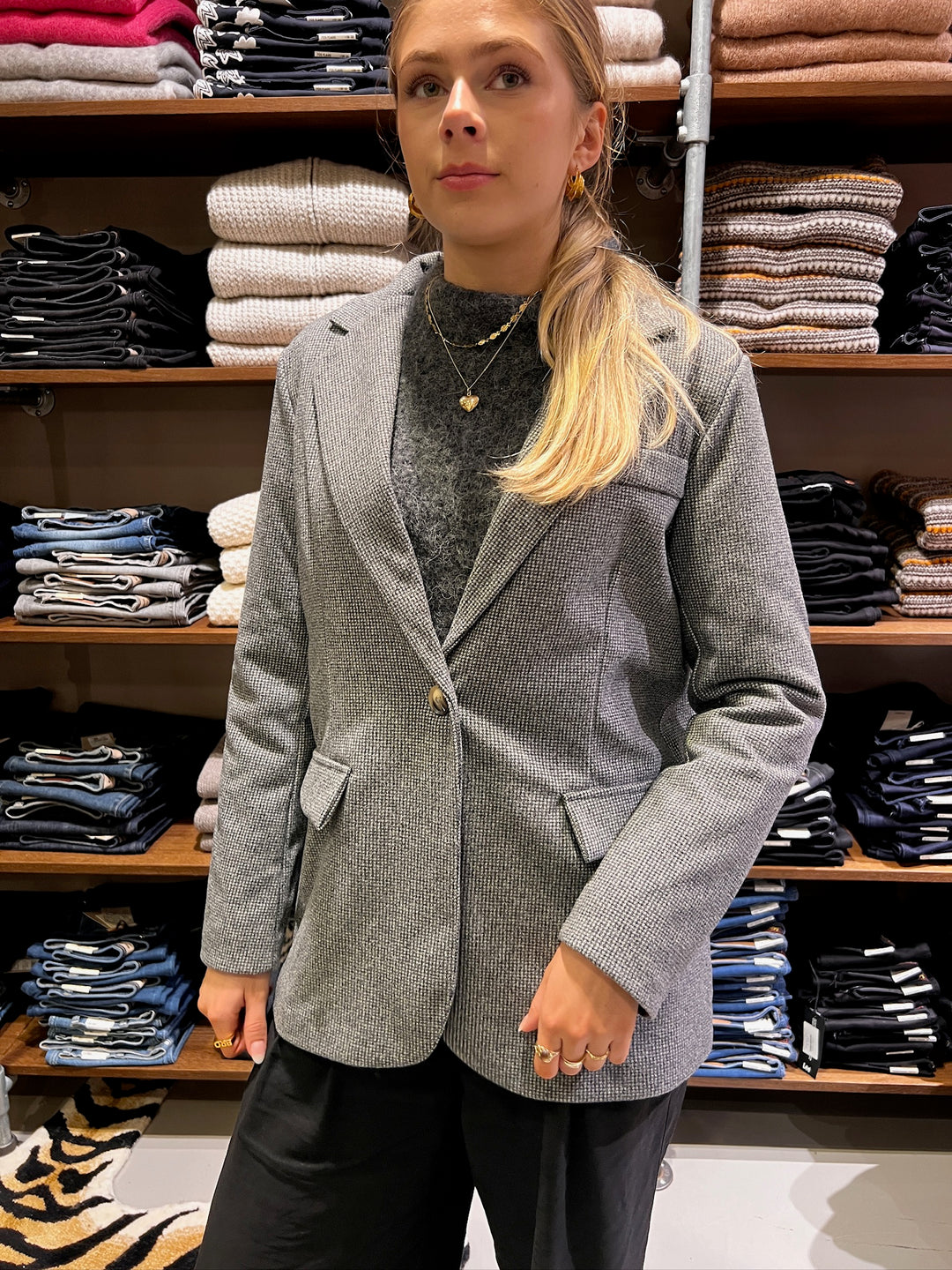 Marta - Fenix Blazer - Grey - One Size