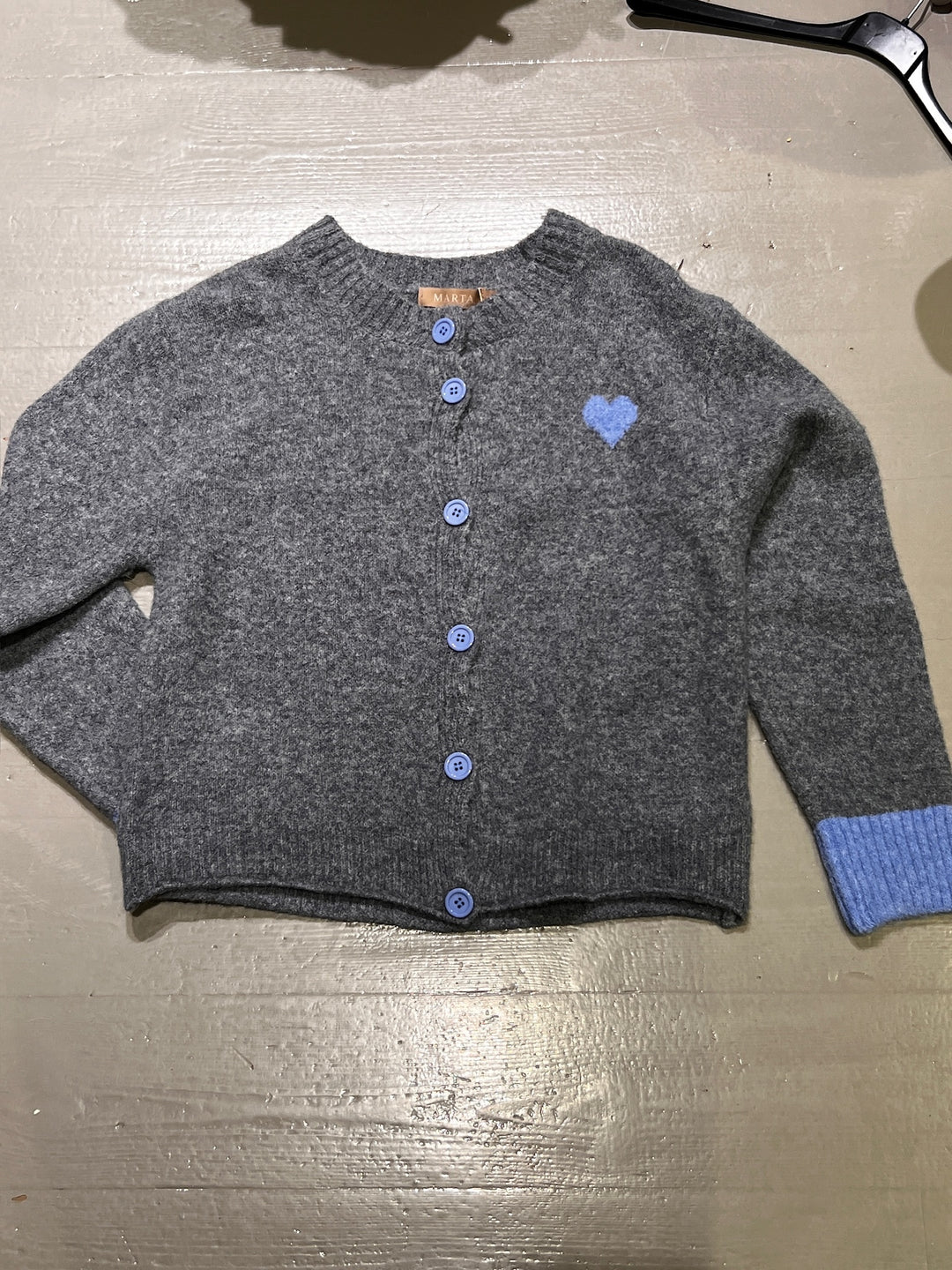 Marta - Calla Knit - Grey/Blue