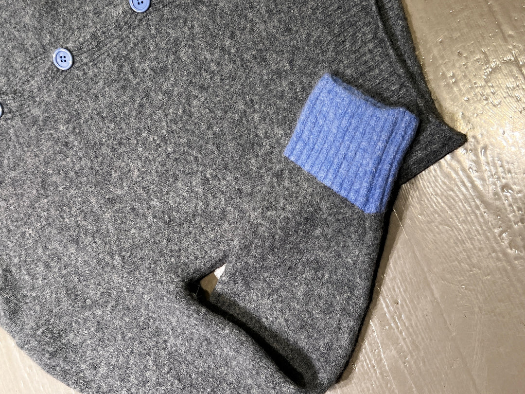 Marta - Calla Knit - Grey/Blue