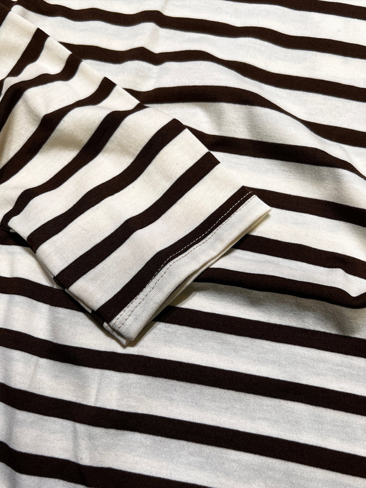 Marta - Kara LS Tee - Dark Brown