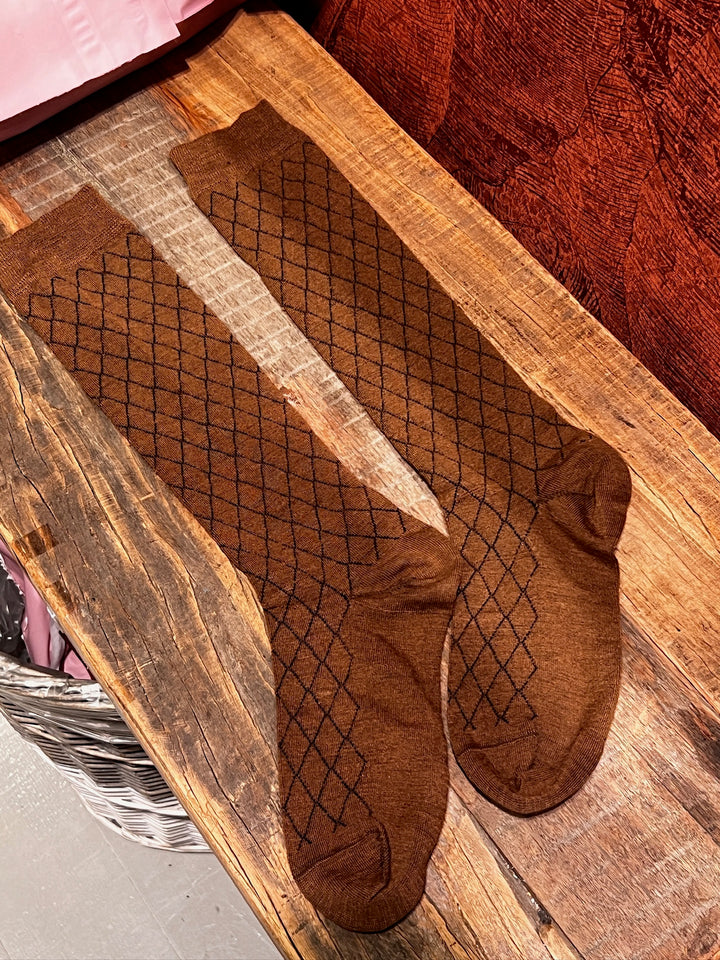 Chola - Knee Socks - Brown - Onesize