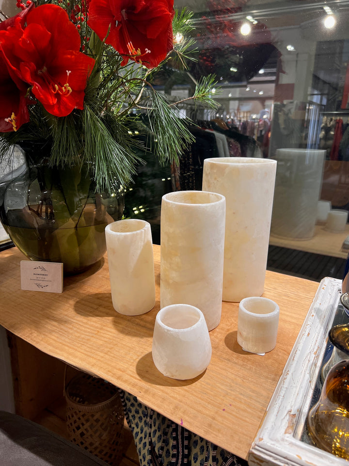 Sirocco Living - Alabaster Medium - White - 20x8 cm