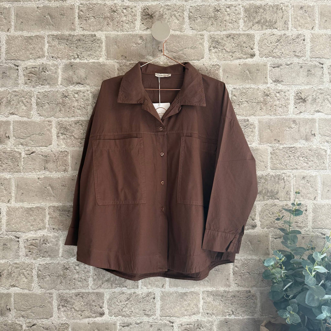 Cabana Living - Bara Skjorte - Moka - Onesize
