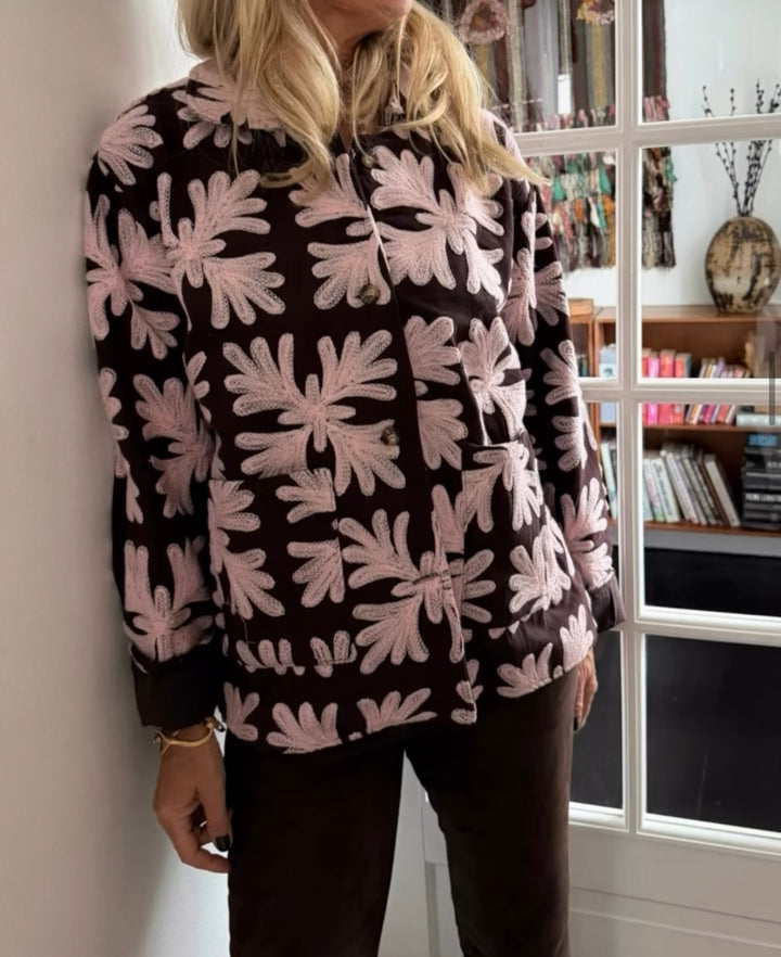 Wow - Claudia Jacket - Brown/Rose