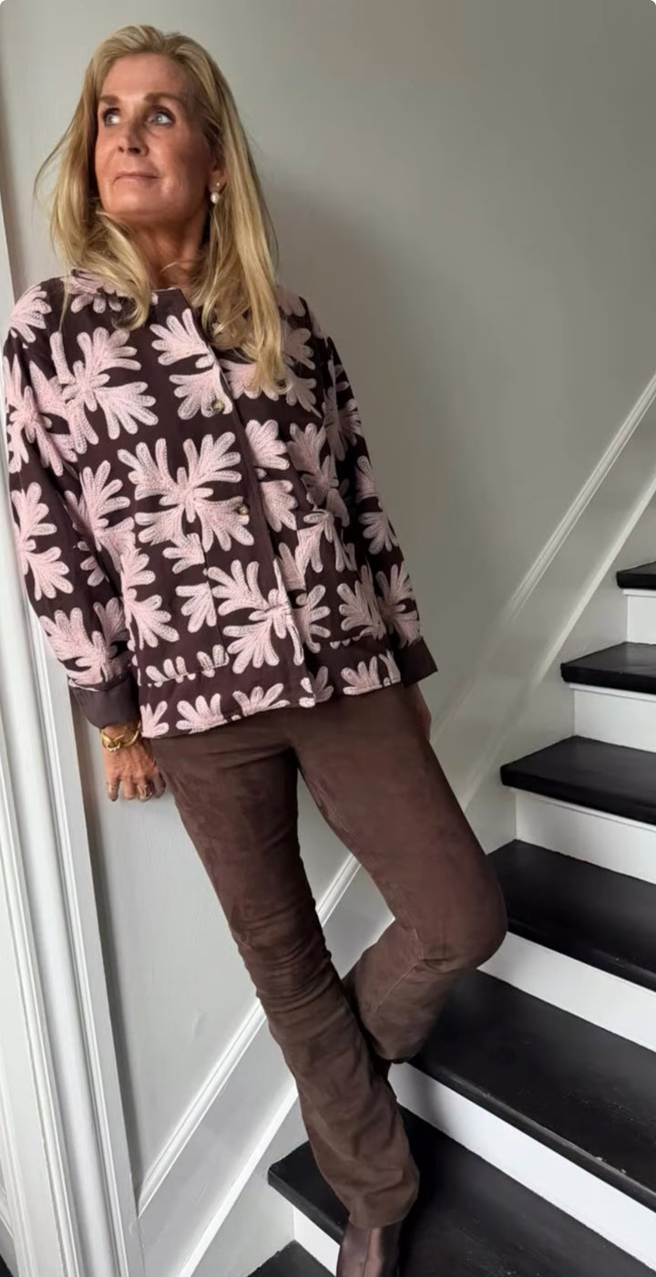 Wow - Claudia Jacket - Brown/Rose