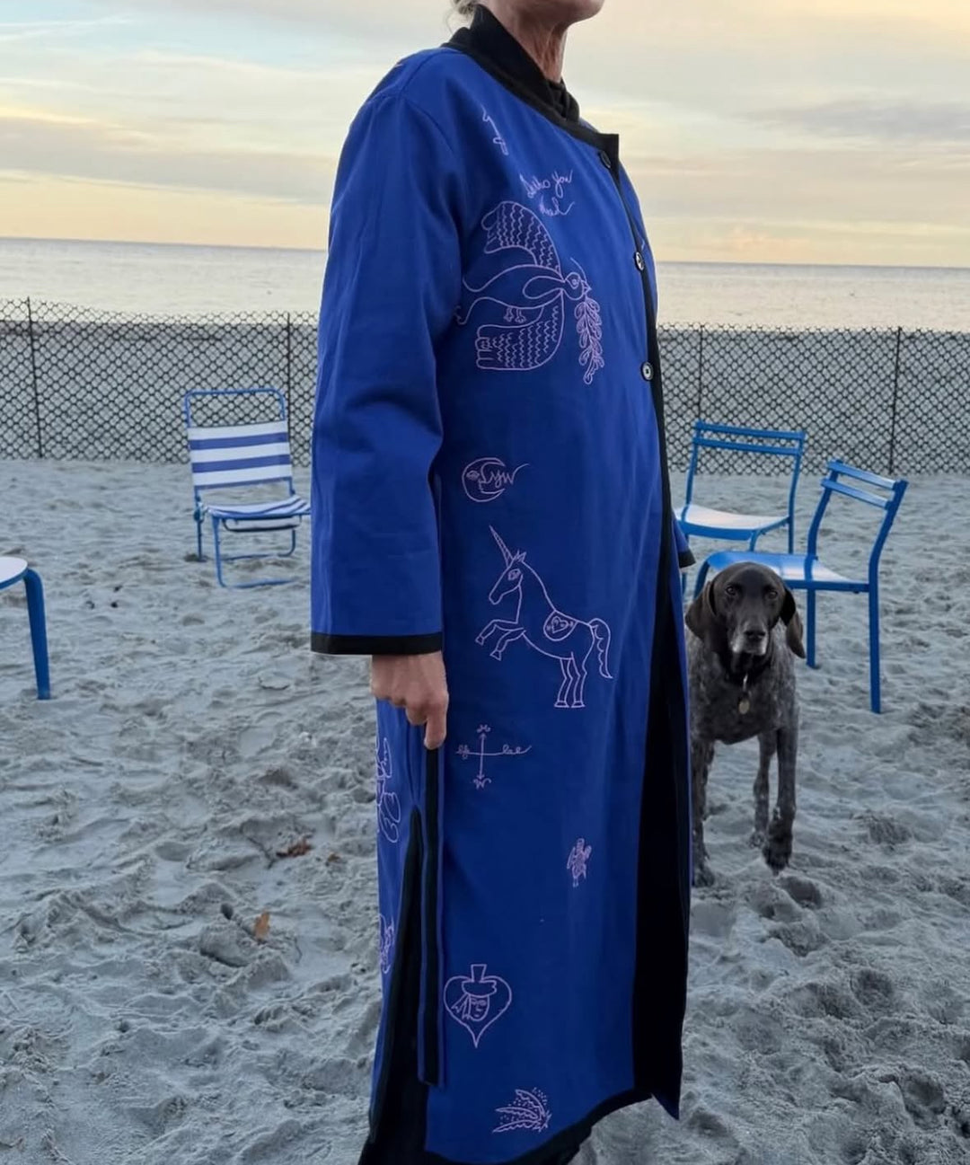 Michala Wiesneck - Nems Jakke - Cyan Blue
