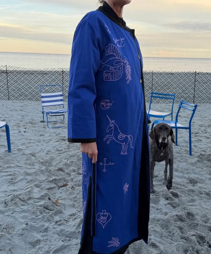 Michala Wiesneck - Nems Jakke - Cyan Blue