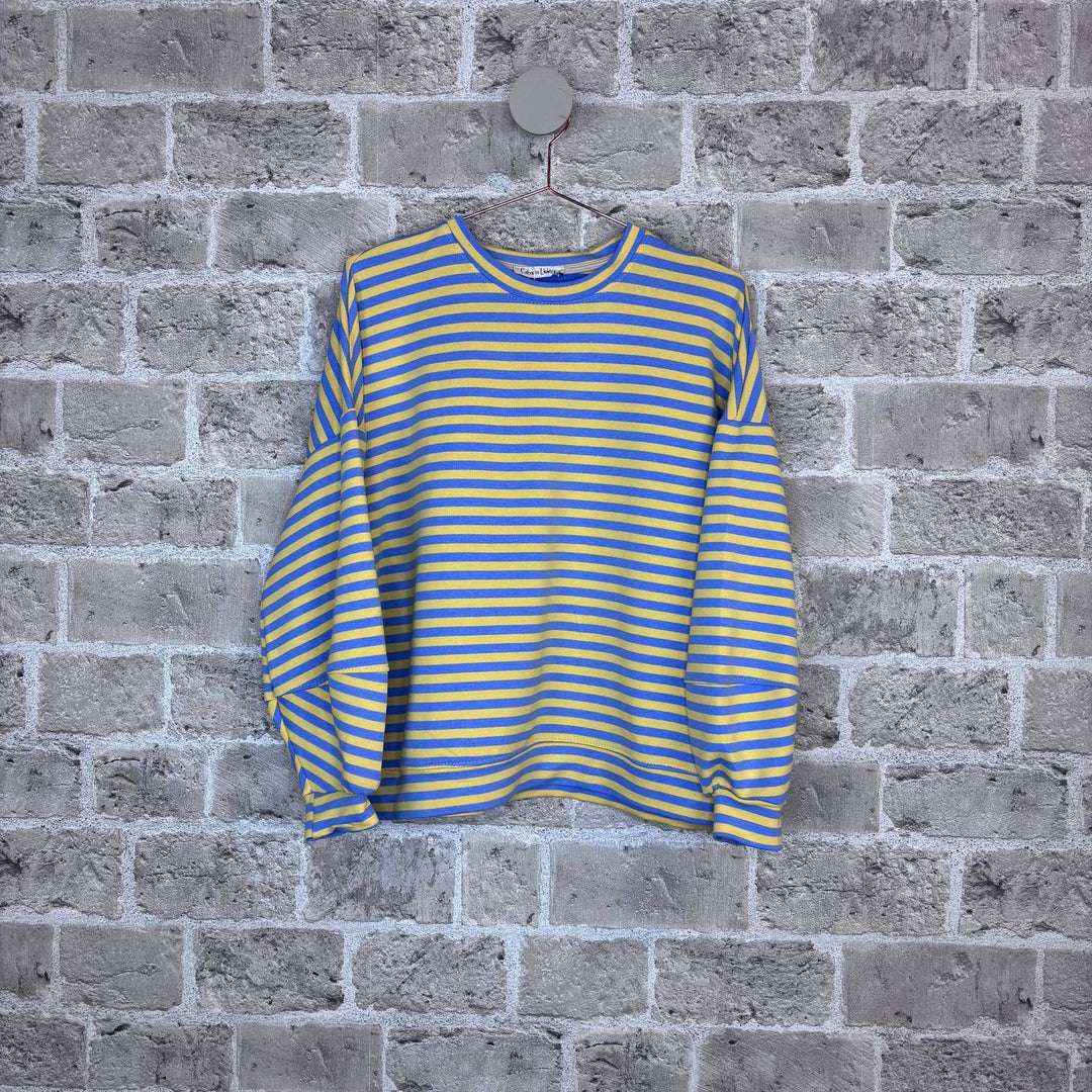 Cabana Living - Imaya bluse - Blue/yellow - Onesize
