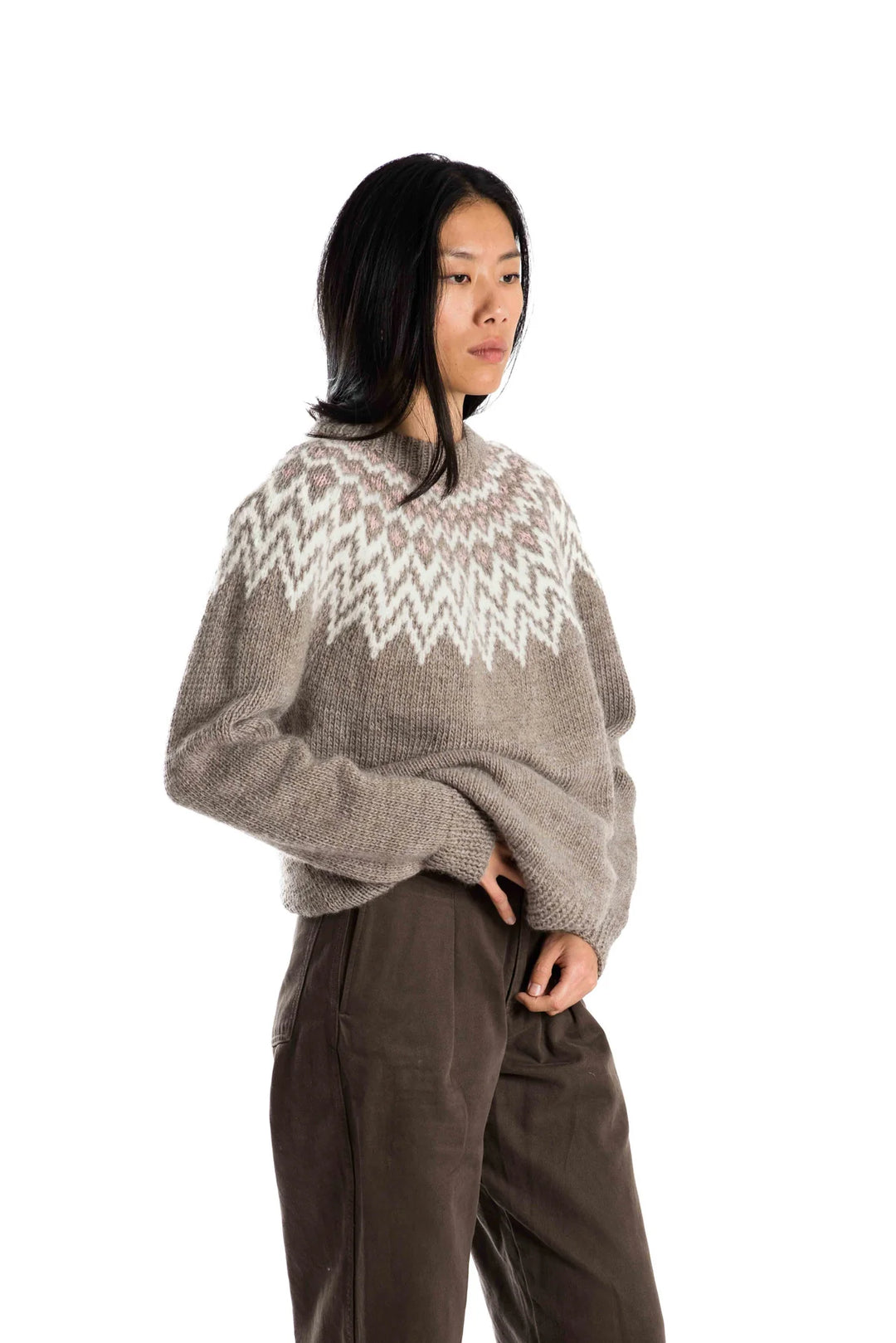 Fuza Wool - Che Che Sweater - Brown