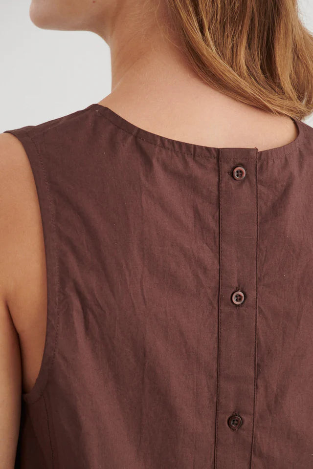 Basic Apparel - Ida Top - Chicory Coffee