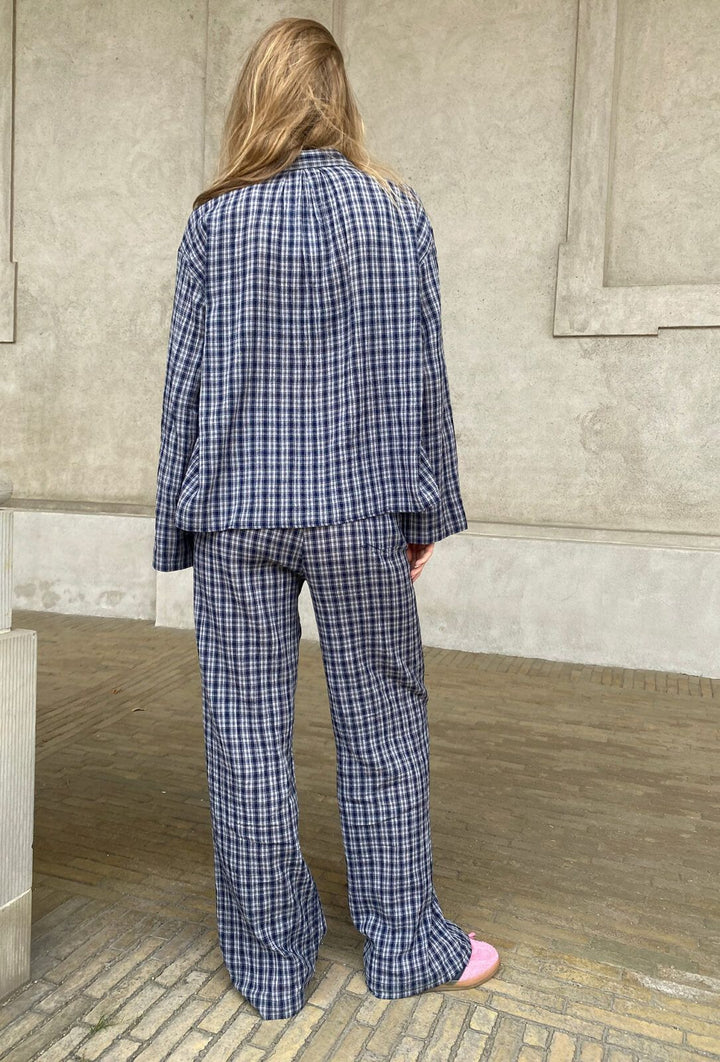 Boii - Tinsi Skjorte - Chech Grey/Navy