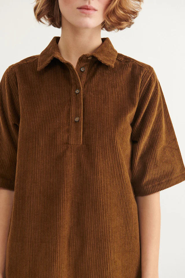 Basic Apparel - Polo Kjole - Desert Palm