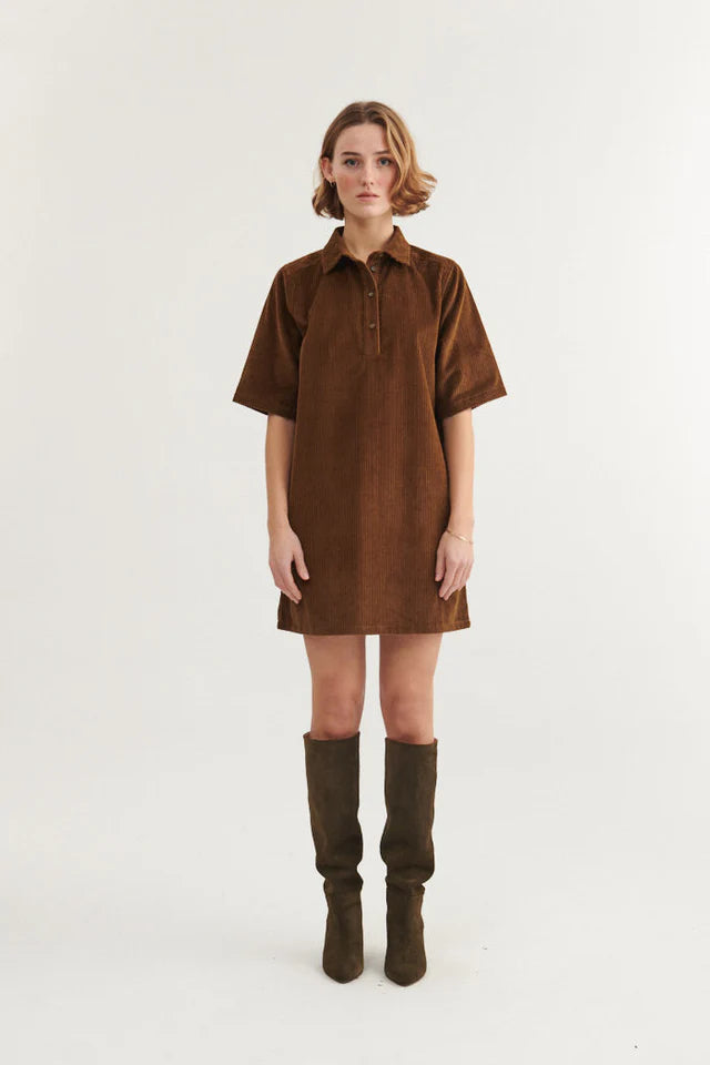 Basic Apparel - Polo Kjole - Desert Palm