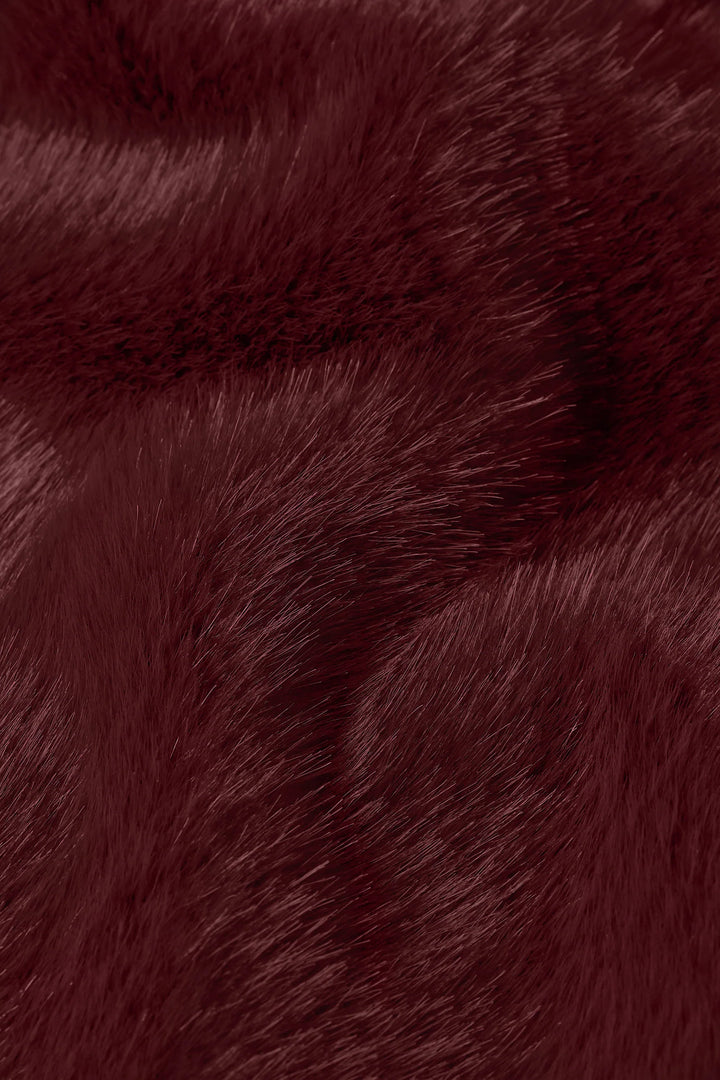 King Louie - Isla Jakke Silver Fur - Porto Red